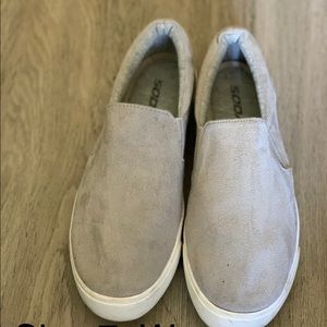 Gray Slip On Shoes. Size 7. Worn Once.